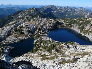 Higher view of Robin Lakes & Trico