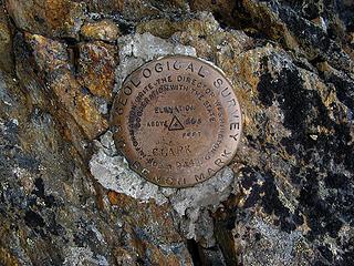 Clark summit marker