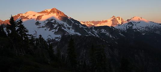 Sunrise on Mineral Mountain, Shuksan, & Ruth