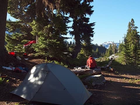 campsite at bench lake