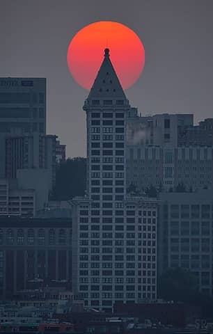 Seattle sunrise May 18