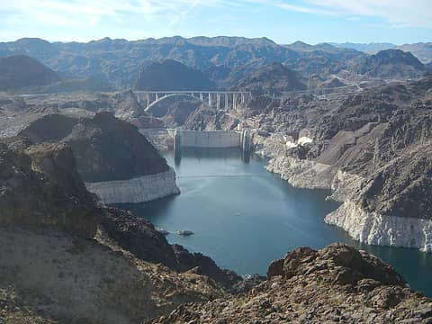 Hoover Dam and bypass bridge