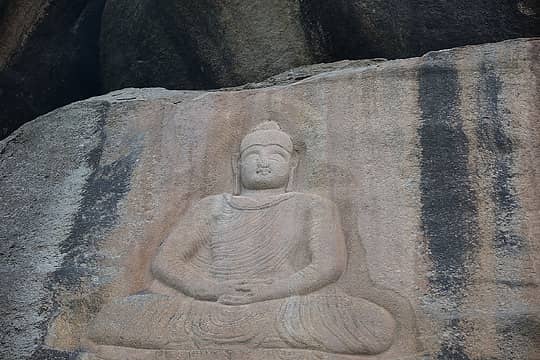 Buddha rock in Skardu