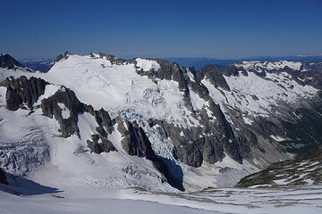 McAllister Glacier front and center