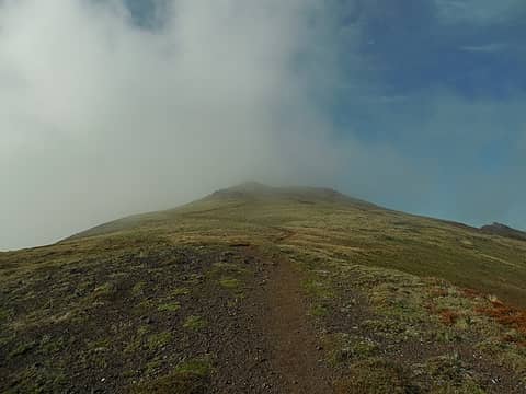 Mt Townsend summit in sight