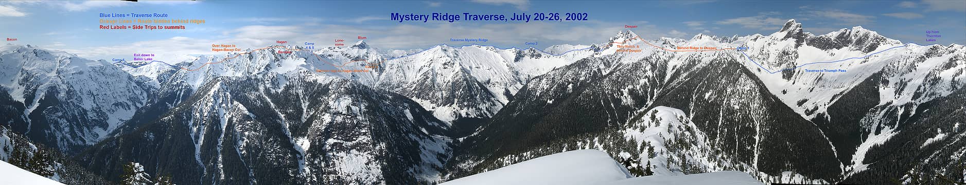 Mystery Ridge Traverse 2002