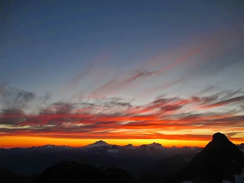 Sunset in the North Cascades