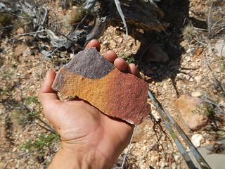 tri-colored sandstone