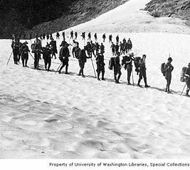 The Mountaineers on Elwha Snowfinger 1920
