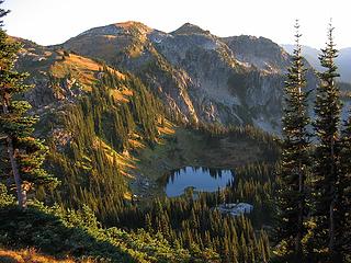 Mary Lake in evening light