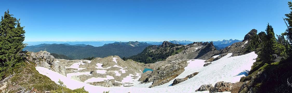 View from the Ridge above Whistler basin