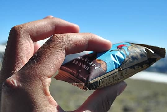 altitude makes for puffy Clif Bars!