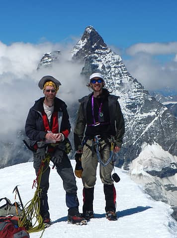 Breithorn Summit, Rob, Ryan, The Matterhorn