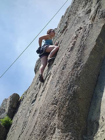 Sport climbing near Bariloche