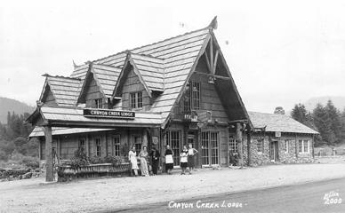 Canyon Creek Lodge about 1950