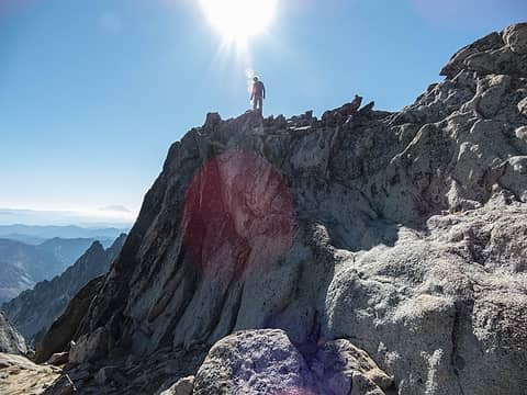 Top of Colchuck (photo by Trace)