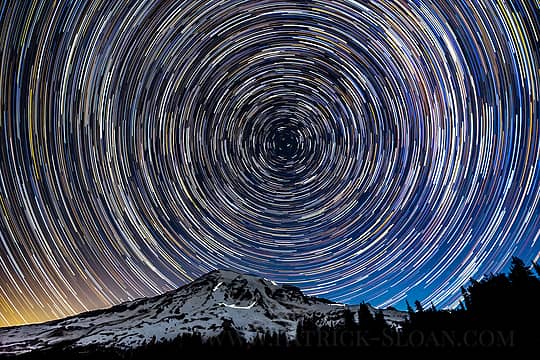 Climber Trails and Star Trails