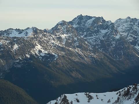 Cloudy Peak, Warrior Peak, and Mt. Constance