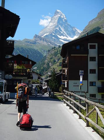 Leaving Zermatt