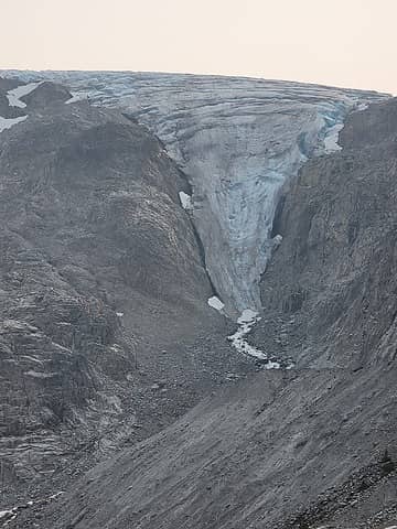 Redoubt Glacier ice tongue