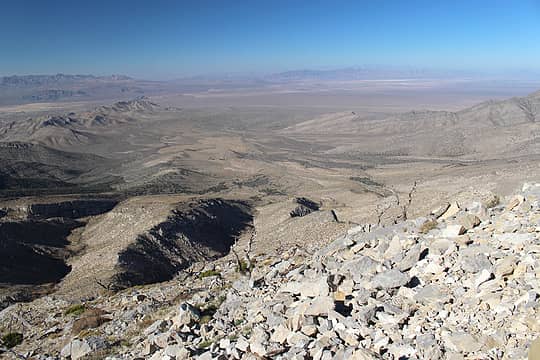 view of Pahrump Valley