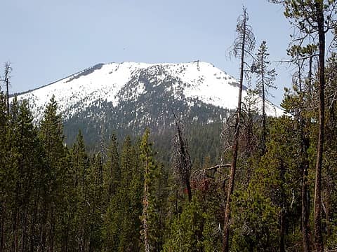 Mount Scott from the road approach.