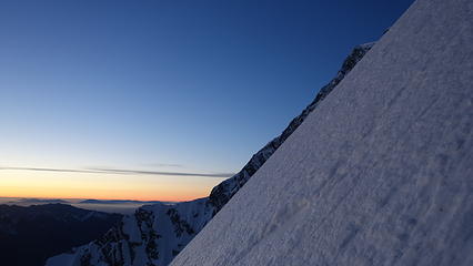 Twilight on the Zurbriggen Ridge
