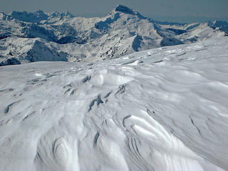 beyond wind scoured topographies: Monte Cristo Peaks, Sloan, Olympics