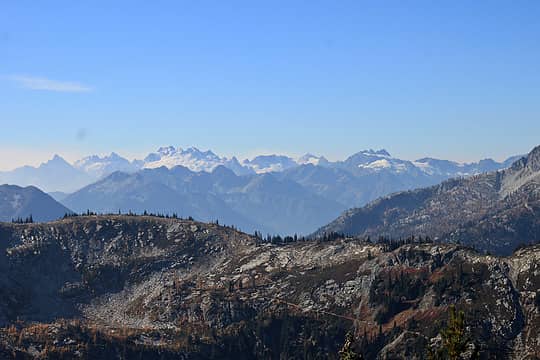 Maple pass ridge and the sahalee area
