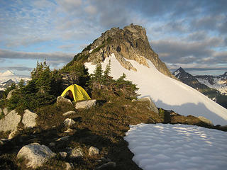 Camp on the East Ridge of Pocket Peak