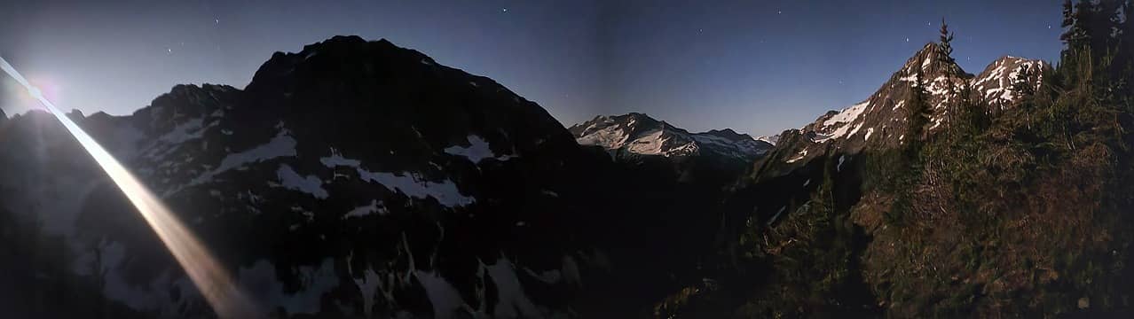 midnight-thirty at Easy Pass