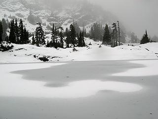 Snow  & Ice Patterns on Lake 6