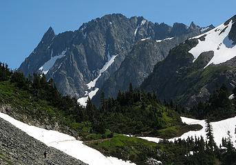 Magic Mountain from Cascade Pass (photo taken the day after our ascent)
