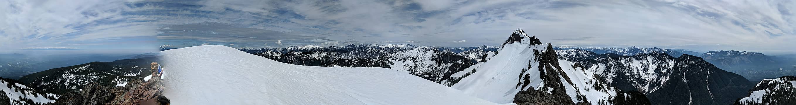 panorama from west summit