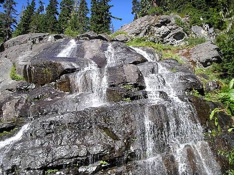 Can't hike the Rachel Lake trail without a picture of the waterfall...