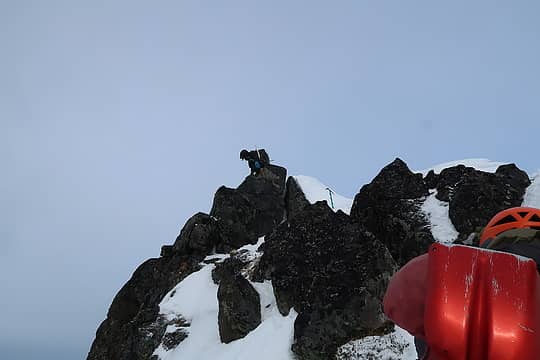Cole on the summit