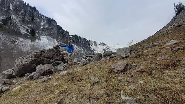 On the most remote point in glacier peak wilderness