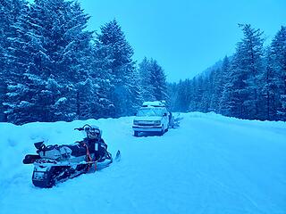 Starting at Early Winters Campground