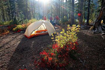 Camp at Schaefer Lake