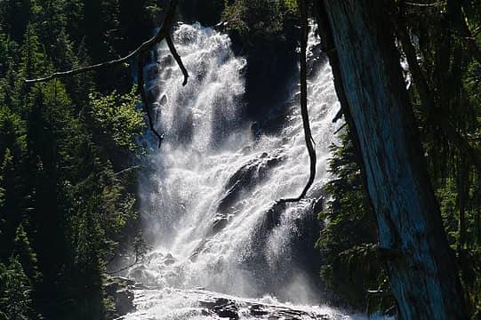 A portion of Malachite Falls