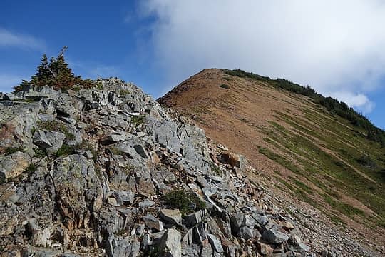 Approaching the Summit of Painted (Red) Mountain