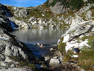 Swimming in the Central Tarn