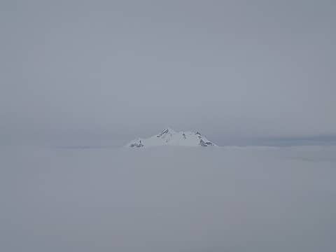 Glacier Peak above the clouds