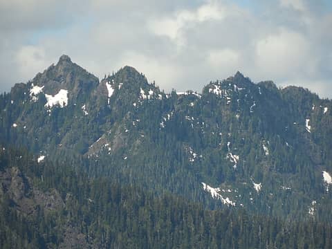 Capitol Peak from Chapel Peak summit