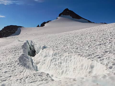 crevasse below Snowfield