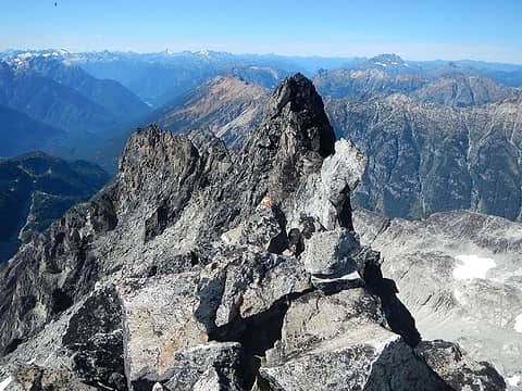 view north from summit