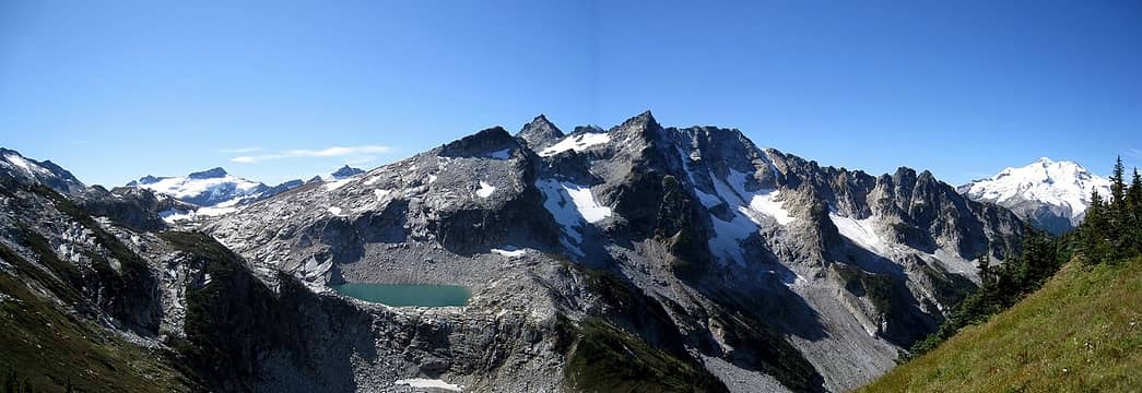 clark, triad lake, and glacier peak