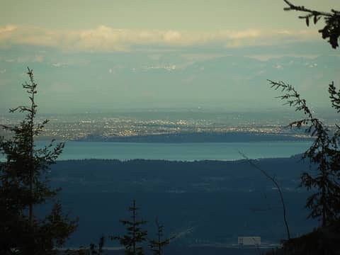 Seattle in the distance (this time taken from the old Quilcene Lookout site)