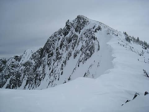 ridge heading towards pt 7132