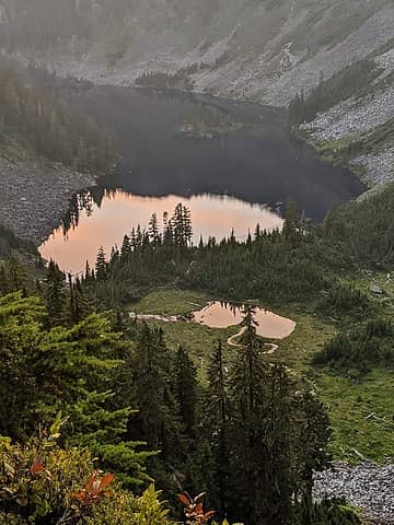 Crater Lake and Upper Tarn